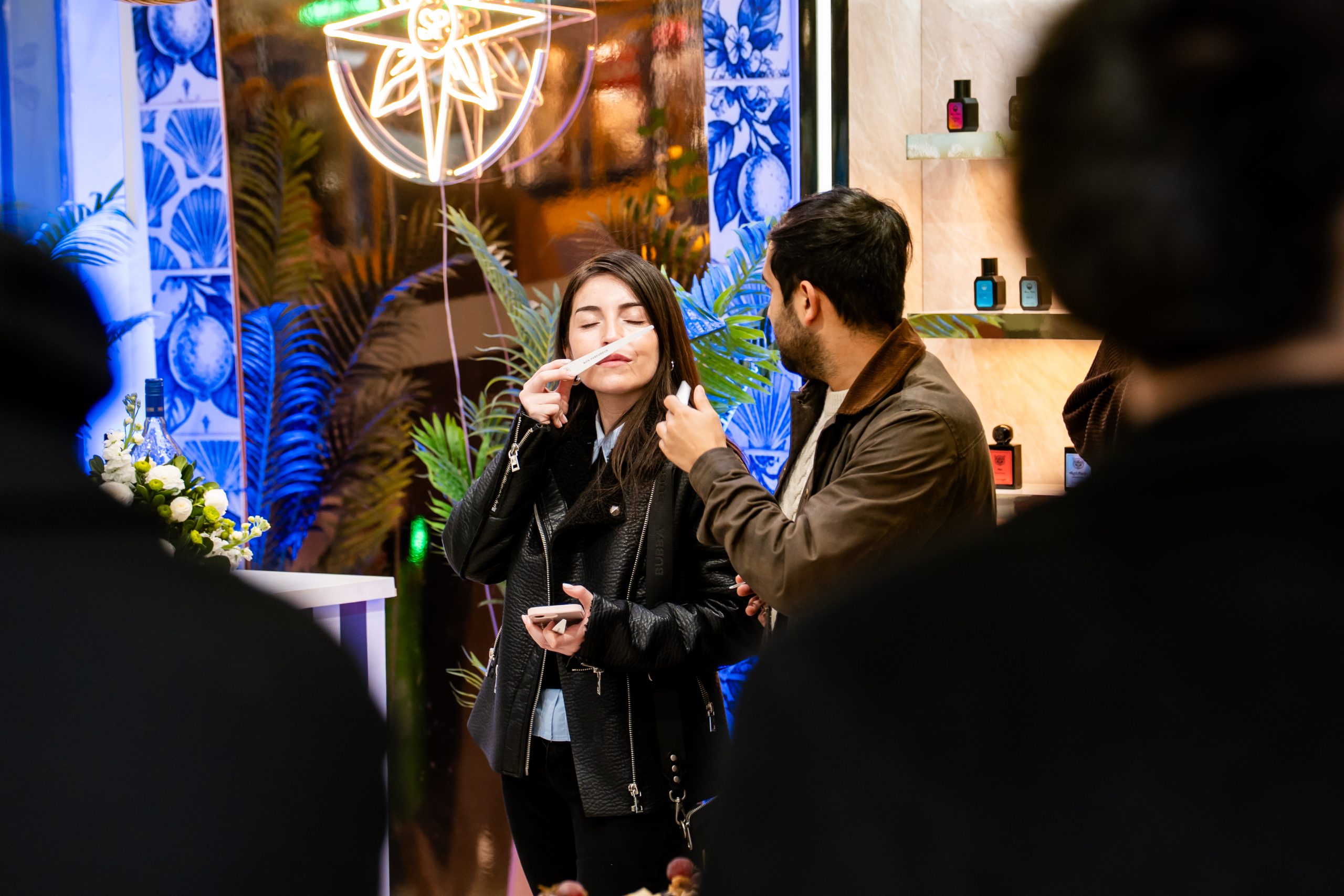 Experiencia de lanzamiento en Santiago Perfumes